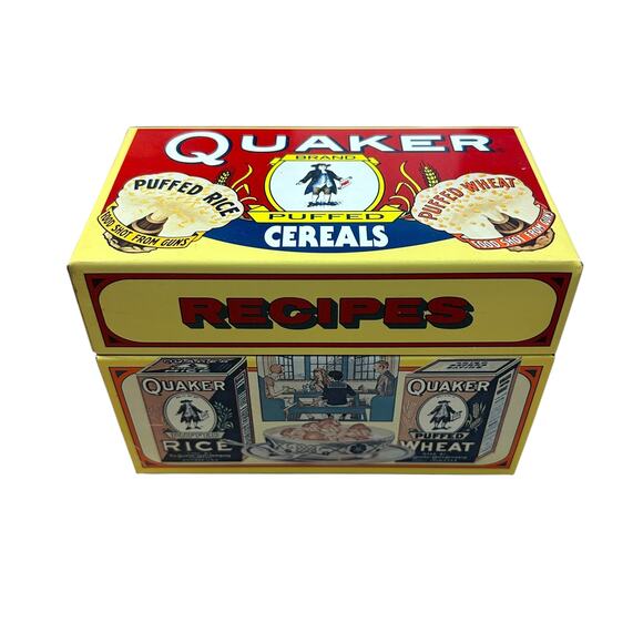 1983 Quaker Oats Limited Edition Recipe Tin & Sealed Recipe Cards - Picture 4 of 10